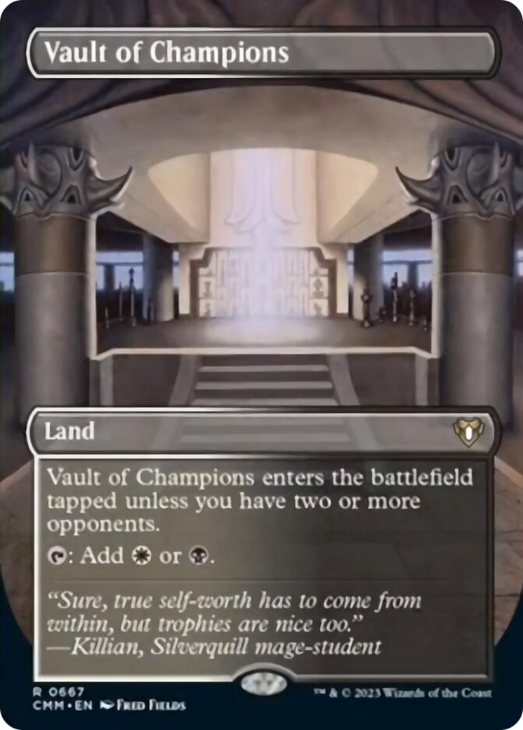 Vault of Champions (Borderless Alternate Art) [Commander Masters] | Webway Games