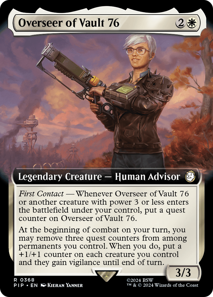 Overseer of Vault 76 (Extended Art) [Fallout] | Webway Games