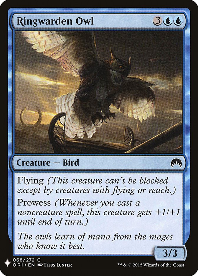 Ringwarden Owl [Mystery Booster] | Webway Games