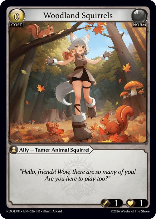 Woodland Squirrels (026) [Radiant Origins Event Pack] | Webway Games