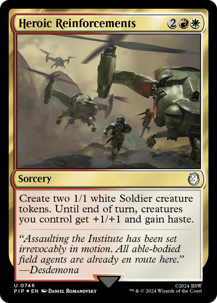 Heroic Reinforcements (Surge Foil) [Fallout] | Webway Games