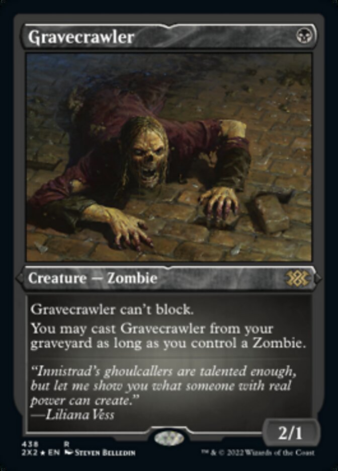 Gravecrawler (Foil Etched) [Double Masters 2022] | Webway Games