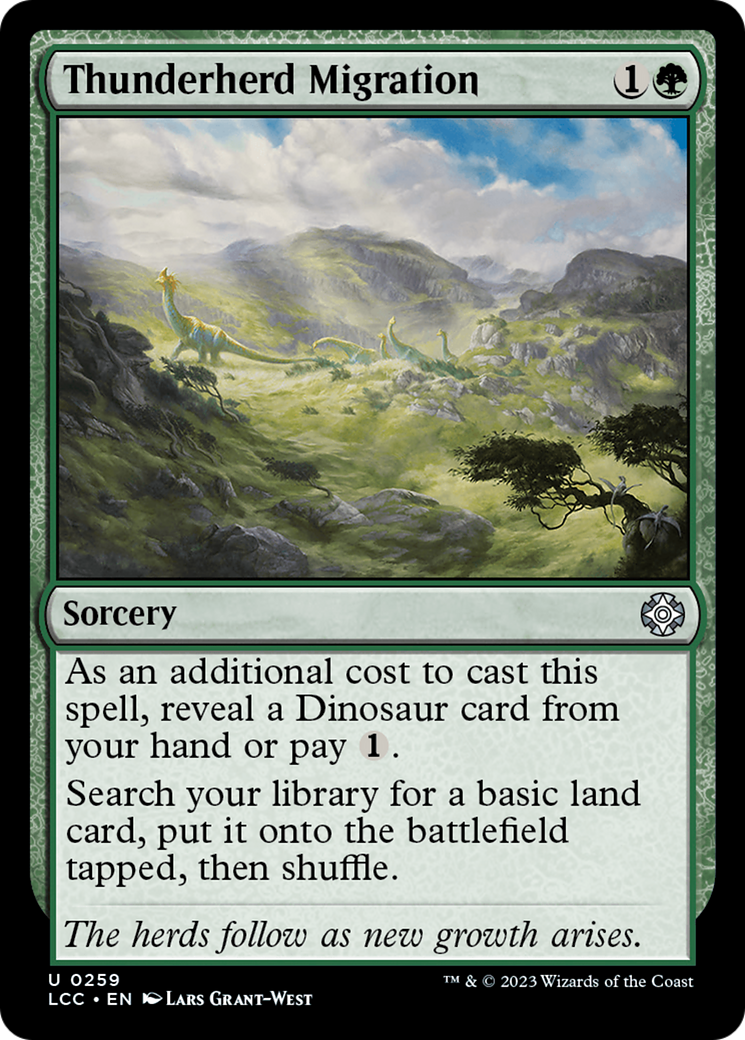 Thunderherd Migration [The Lost Caverns of Ixalan Commander] | Webway Games