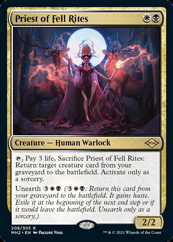 Priest of Fell Rites [Modern Horizons 2] | Webway Games