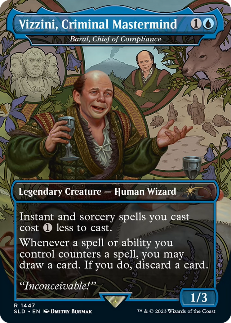 Vizzini, Criminal Mastermind - Baral, Chief of Compliance [Secret Lair Drop Series] | Webway Games