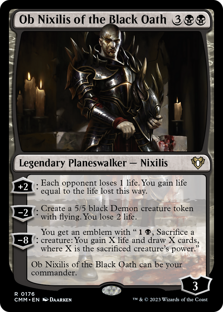 Ob Nixilis of the Black Oath [Commander Masters] | Webway Games
