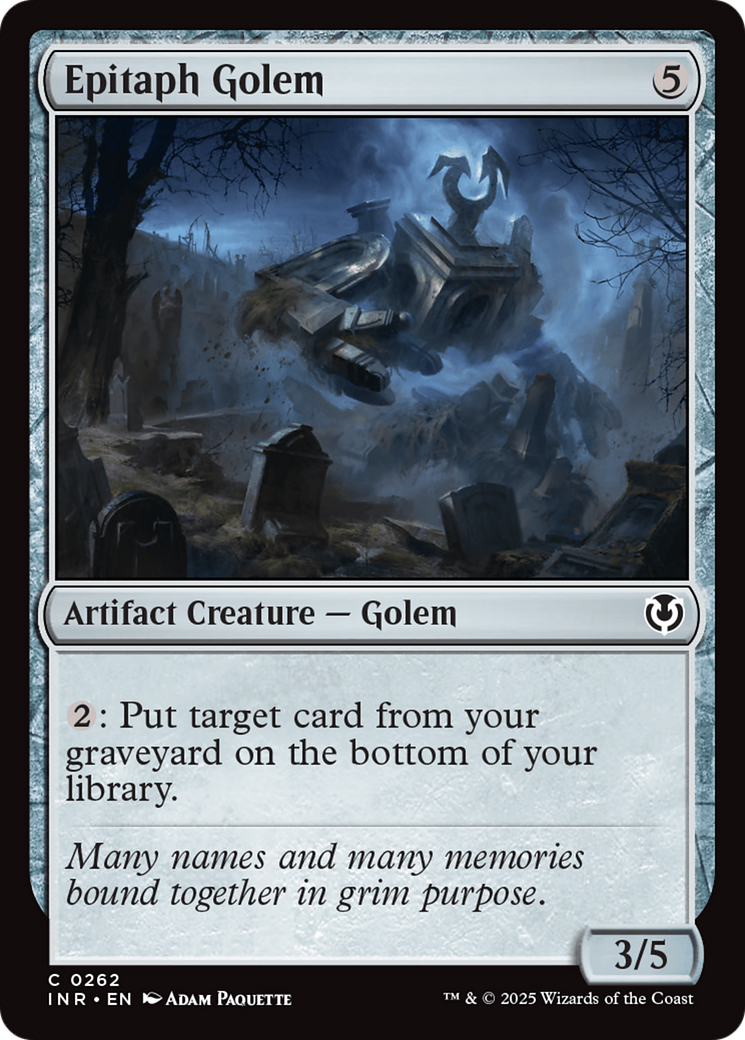 Epitaph Golem [Innistrad Remastered] | Webway Games