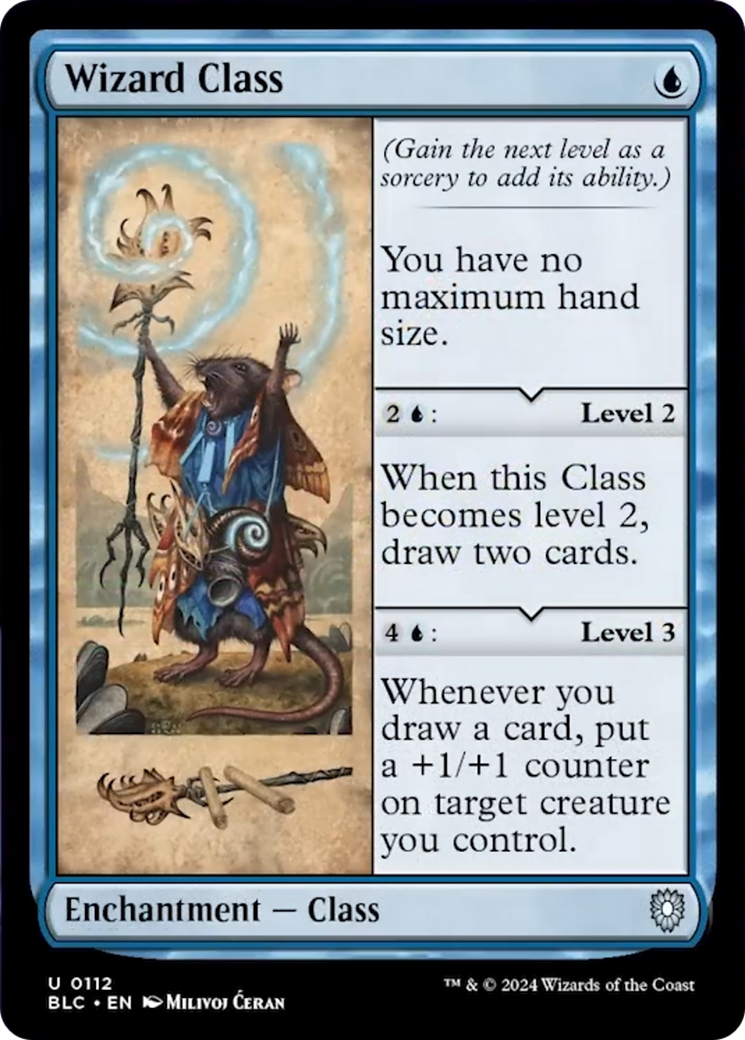 Wizard Class [Bloomburrow Commander] | Webway Games