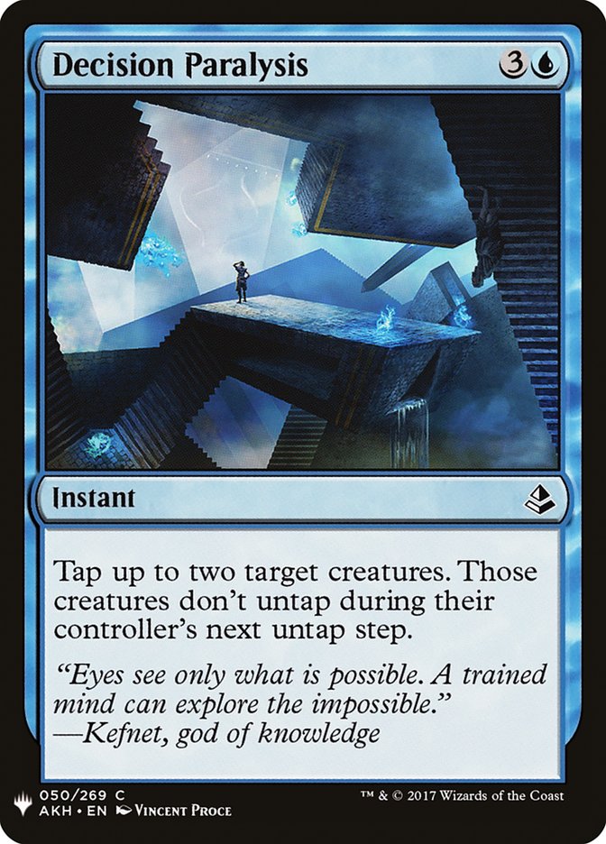 Decision Paralysis [Mystery Booster] | Webway Games
