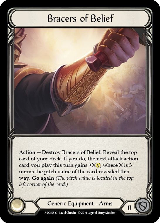 Bracers of Belief [ARC153-C] (Arcane Rising)  1st Edition Normal | Webway Games