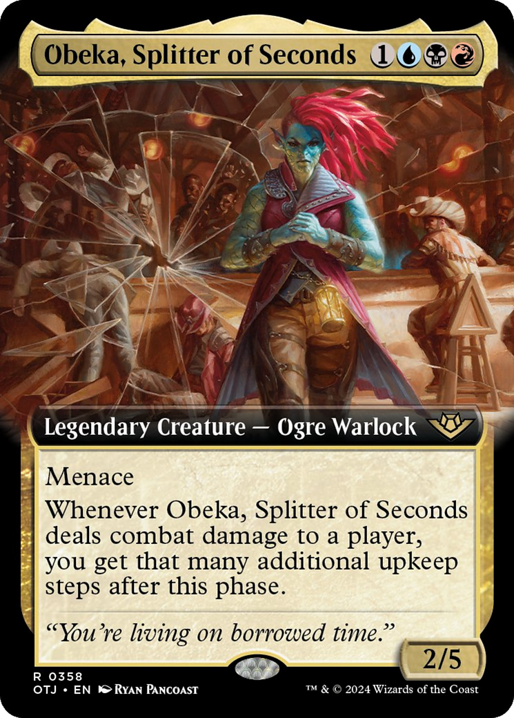 Obeka, Splitter of Seconds (Extended Art) [Outlaws of Thunder Junction] | Webway Games