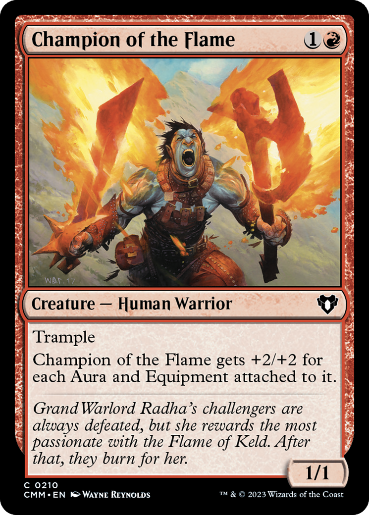 Champion of the Flame [Commander Masters] | Webway Games