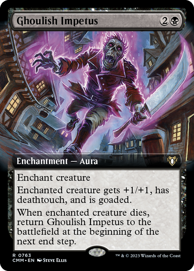 Ghoulish Impetus (Extended Art) [Commander Masters] | Webway Games