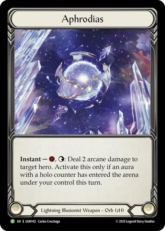 Aphrodias [GEM142-CF] (GEM Pack 5)  Cold Foil | Webway Games