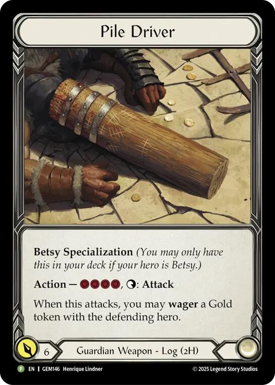 Pile Driver [GEM146-CF] (GEM Pack 5)  Cold Foil | Webway Games