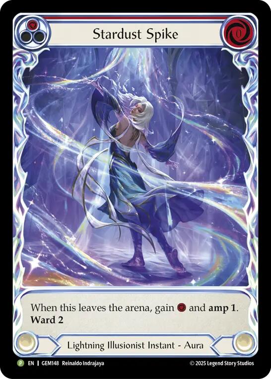 Stardust Spike (Red) [GEM148-CF] (GEM Pack 5)  Cold Foil | Webway Games