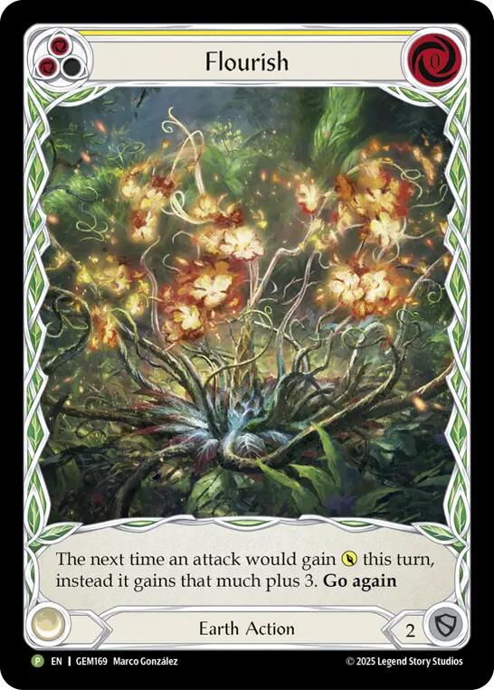 Flourish (Yellow) [GEM169] (GEM Pack 5) | Webway Games