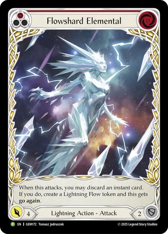Flowshard Elemental (Red) [GEM172] (GEM Pack 5) | Webway Games