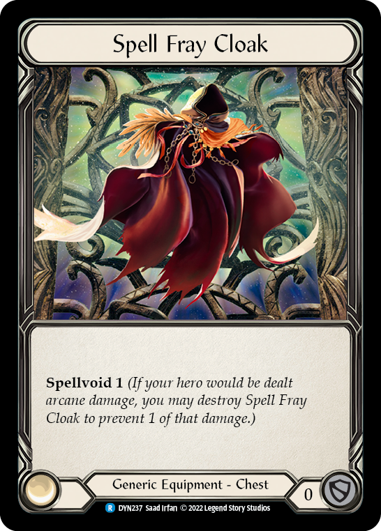 Spell Fray Cloak [DYN237] (Dynasty)  Rainbow Foil | Webway Games