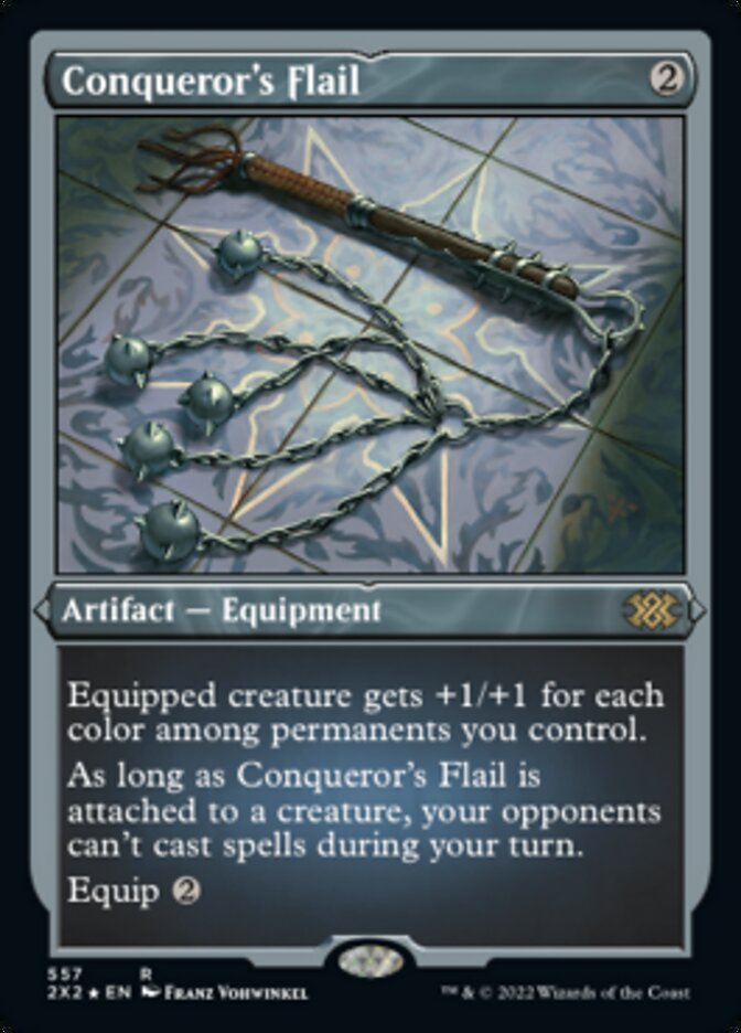 Conqueror's Flail (Foil Etched) [Double Masters 2022] | Webway Games