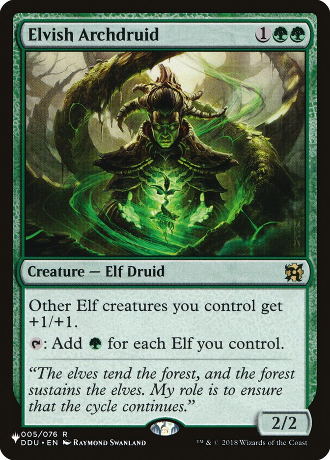 Elvish Archdruid [The List] | Webway Games
