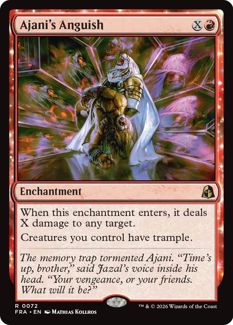 Ajani's Anguish [Reality Fracture] | Webway Games