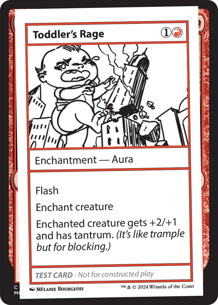 Toddler's Rage [Mystery Booster 2 Playtest Cards] | Webway Games