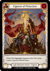 Figment of Protection // Aegis, Archangel of Protection (Marvel) [DTD007] (Dusk Till Dawn)  Cold Foil | Webway Games