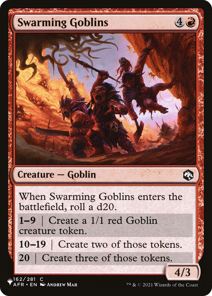 Swarming Goblins [The List] | Webway Games