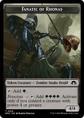 Eldrazi Spawn // Fanatic of Rhonas Double-Sided Token [Modern Horizons 3 Tokens] | Webway Games
