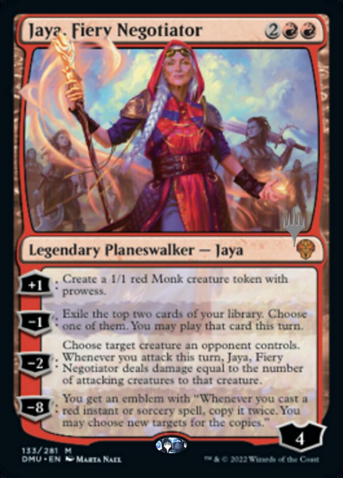 Jaya, Fiery Negotiator (Promo Pack) [Dominaria United Promos] | Webway Games