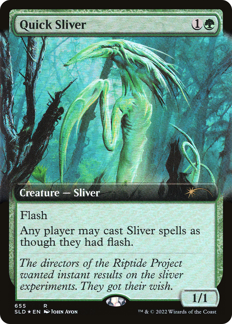 Quick Sliver (Extended Art) [Secret Lair Drop Promos] | Webway Games