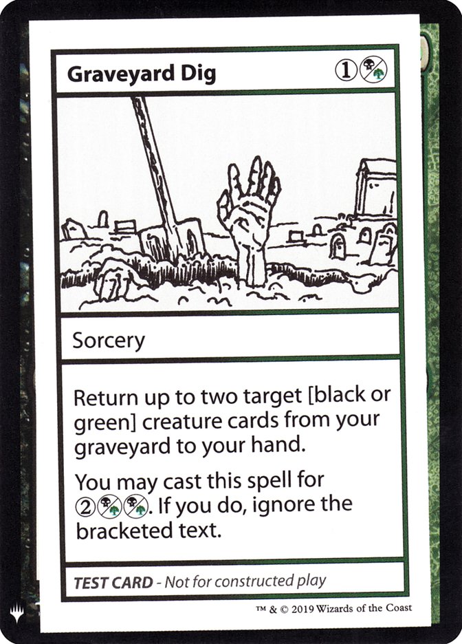 Graveyard Dig [Mystery Booster Playtest Cards] | Webway Games