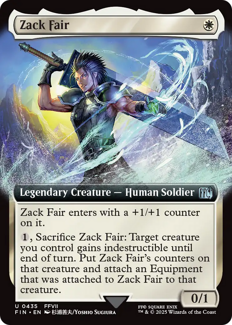 Zack Fair (Extended Art) [FINAL FANTASY] | Webway Games
