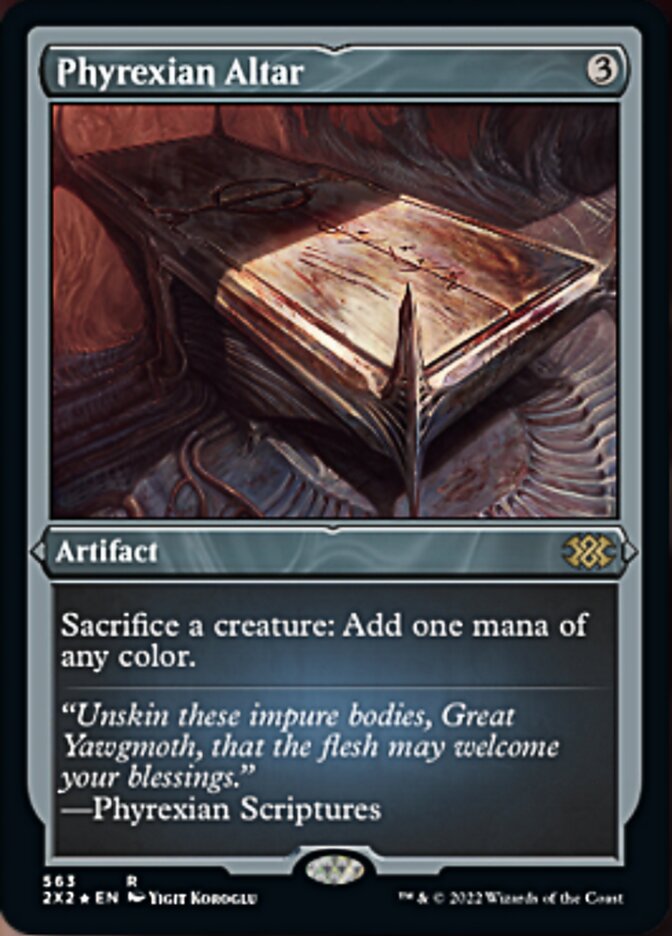 Phyrexian Altar (Foil Etched) [Double Masters 2022] | Webway Games