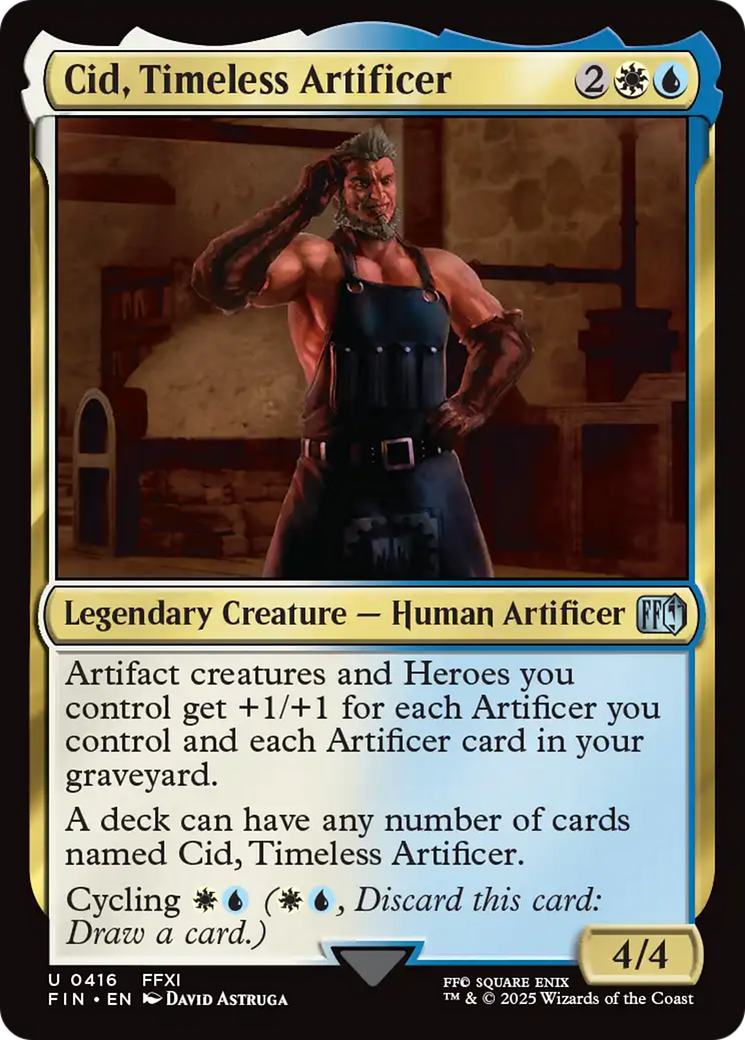 Cid, Timeless Artificer (0416) [FINAL FANTASY] | Webway Games