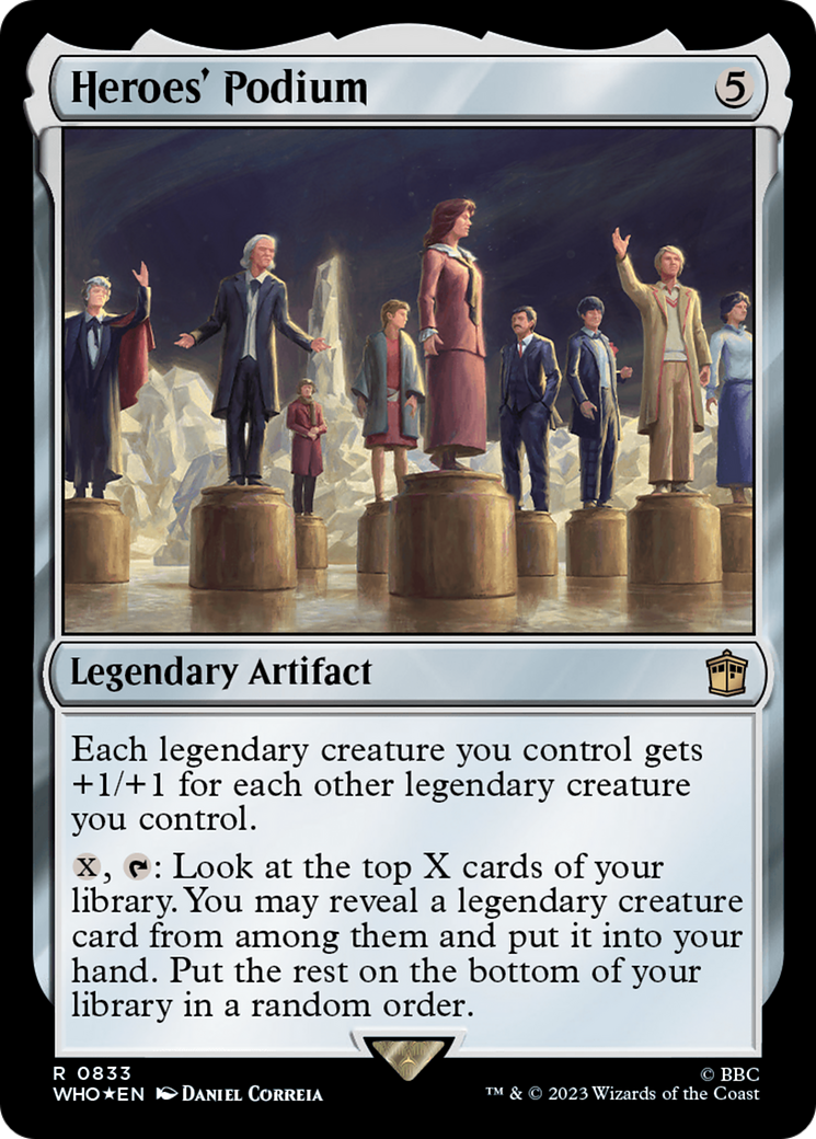 Heroes' Podium (Surge Foil) [Doctor Who] | Webway Games