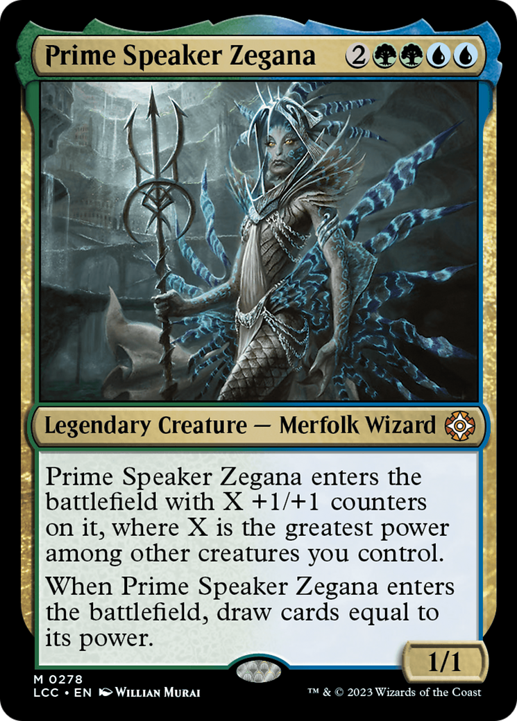 Prime Speaker Zegana [The Lost Caverns of Ixalan Commander] | Webway Games