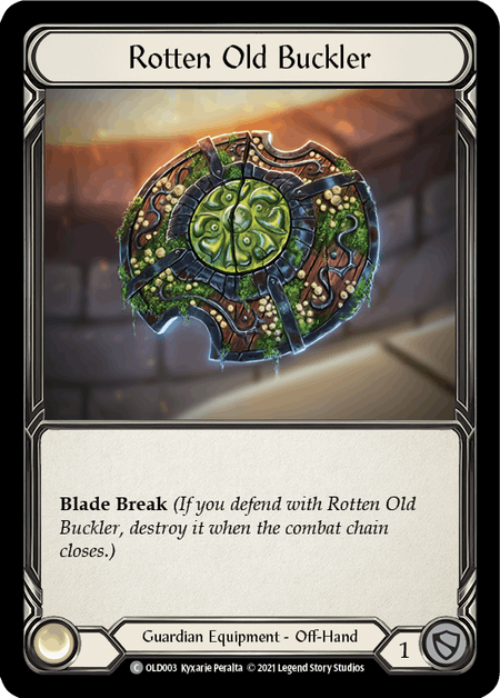 Rotten Old Buckler [OLD003] (Tales of Aria Oldhim Blitz Deck)  1st Edition Normal | Webway Games
