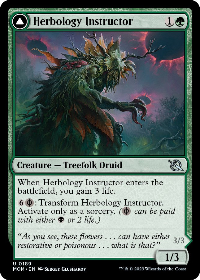 Herbology Instructor // Malady Invoker [March of the Machine] | Webway Games