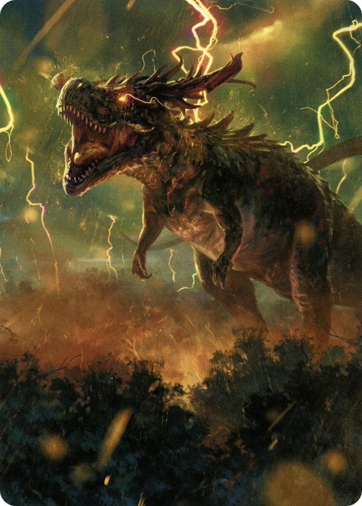 Thrasta, Tempest's Roar Art Card (42) [Modern Horizons 2 Art Series] | Webway Games