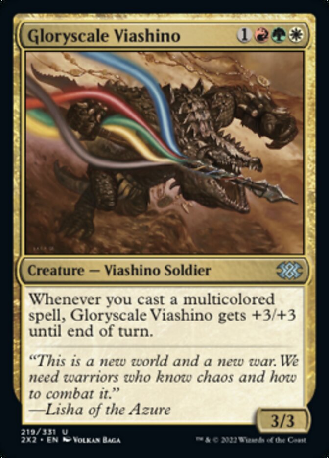 Gloryscale Viashino [Double Masters 2022] | Webway Games