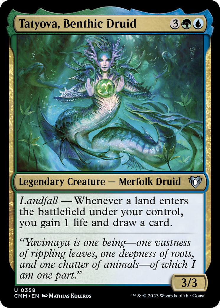 Tatyova, Benthic Druid [Commander Masters] | Webway Games