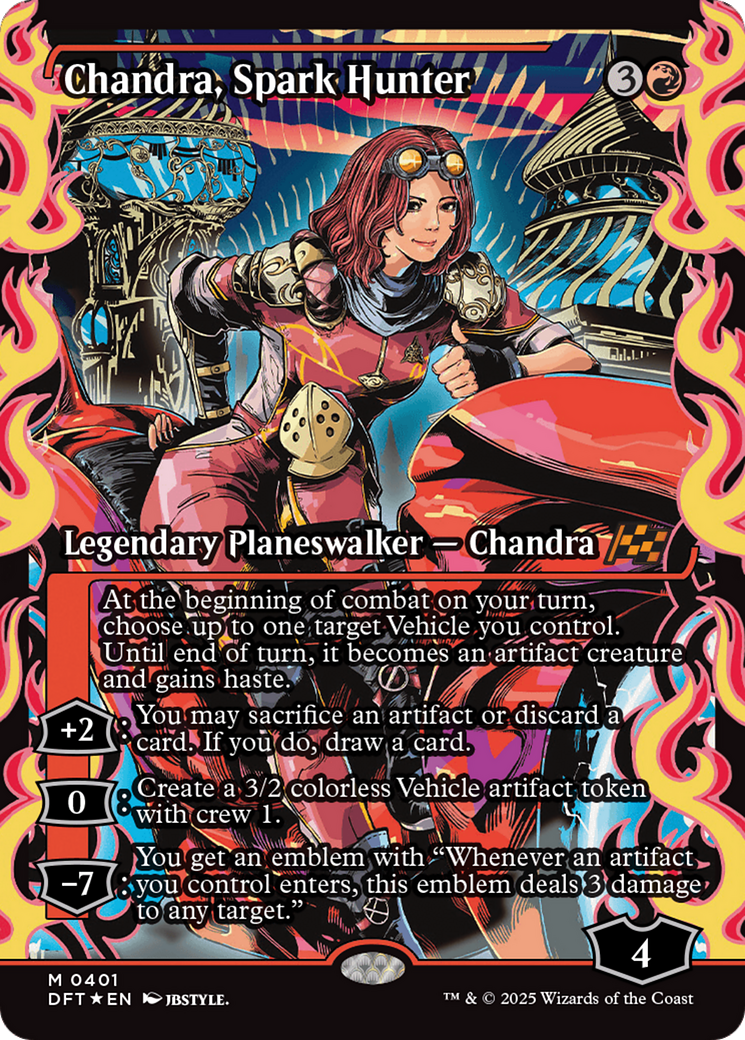 Chandra, Spark Hunter (Showcase) [Aetherdrift] | Webway Games
