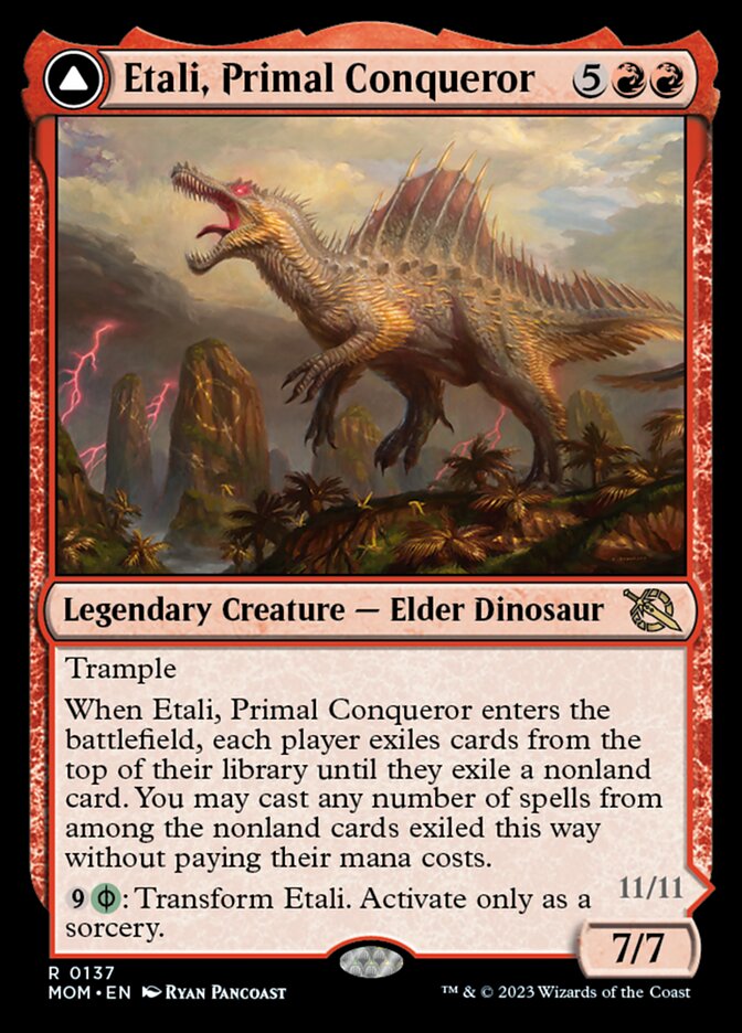 Etali, Primal Conqueror // Etali, Primal Sickness [March of the Machine] | Webway Games