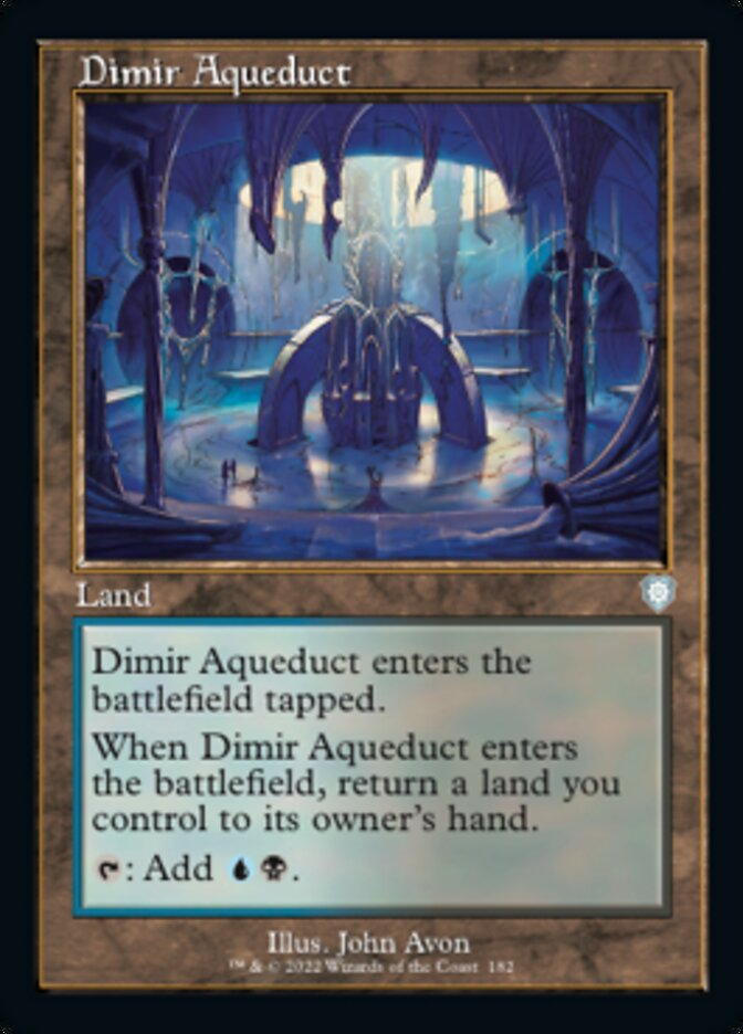 Dimir Aqueduct (Retro) [The Brothers' War Commander] | Webway Games
