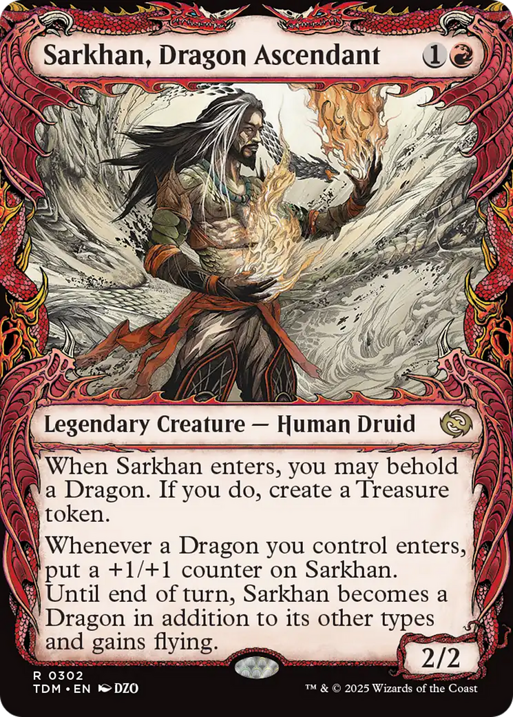 Sarkhan, Dragon Ascendant (0302) (Showcase) [Tarkir: Dragonstorm] | Webway Games