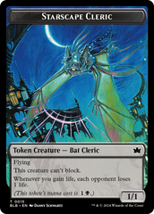 Cragflame // Starscape Cleric Double-Sided Token [Bloomburrow Tokens] | Webway Games