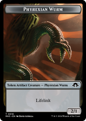 Servo // Phyrexian Wurm (0018) Double-Sided Token [Modern Horizons 3 Tokens] | Webway Games