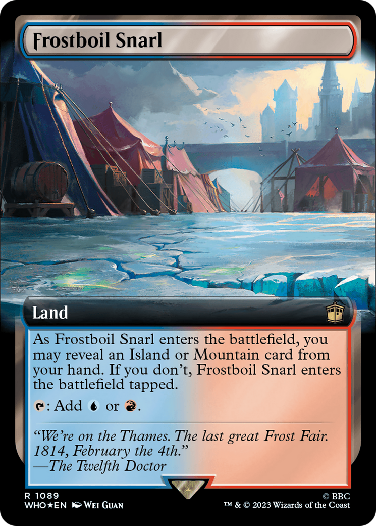 Frostboil Snarl (Extended Art) (Surge Foil) [Doctor Who] | Webway Games